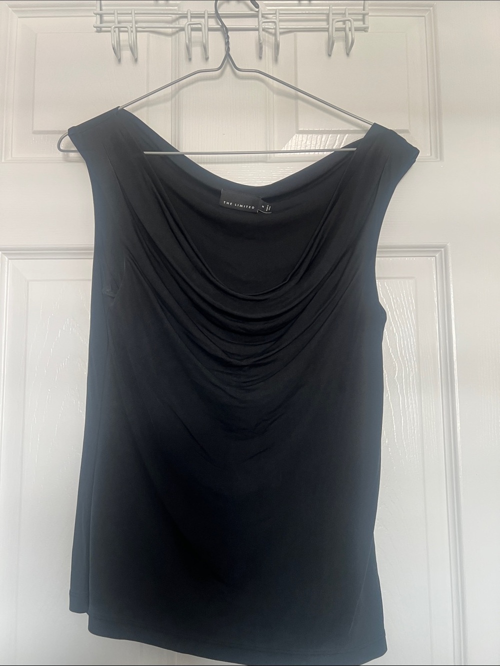 The Limited Black Sleeveless Cowl Neck Dress